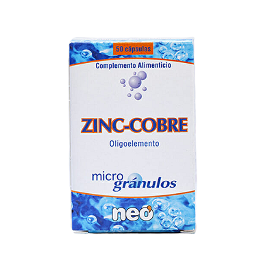 [2120028] Zinc-Cobre microgránulos 50 caps.