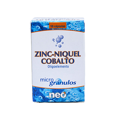 [2120029] Zinc-Níquel-Cobalto microgránulos 50 caps.