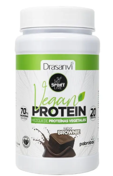Proteína Vegetal Brownie 600 g - Drasanvi