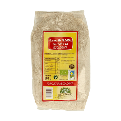 Harina Espelta Integral eco 500 g - Int-salim