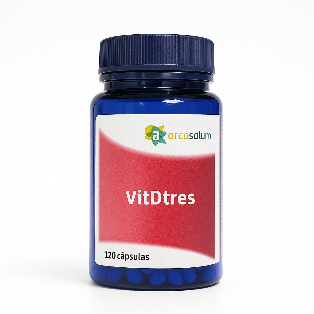 [7300117] VitDtres Colecalciferol 50mcg 2000UI 120 caps. - Vitamina D3