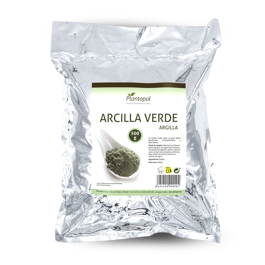 Arcilla Verde 500 g (Uso externo) - Plantapol