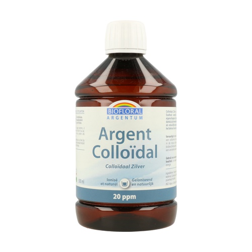 Plata coloidal 20 ppm 500 ml - Biofloral