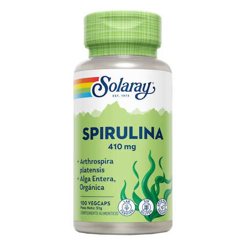 [3180295] Espirulina 410mg 100 caps.