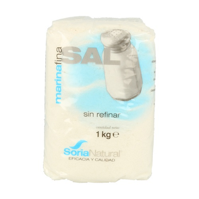 Sal marina fina natural 1kg Soria Natural