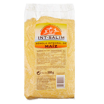 Sémola integral de maí­z 500 mg - Int-salim