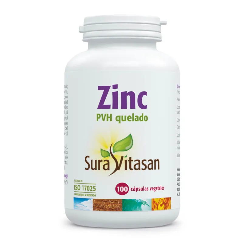 Zinc Quelado 50 mg 100 comp - Suravitasan