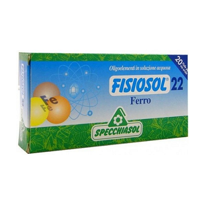 Fisiosol 22 Hierro 20 viales - Specchiasol