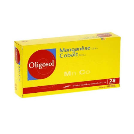 Oligosol Manganeso Cobalto 28 ampollas - Labcatal