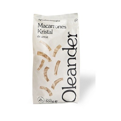 Macarrones de arroz cristal 500 g - Oleander