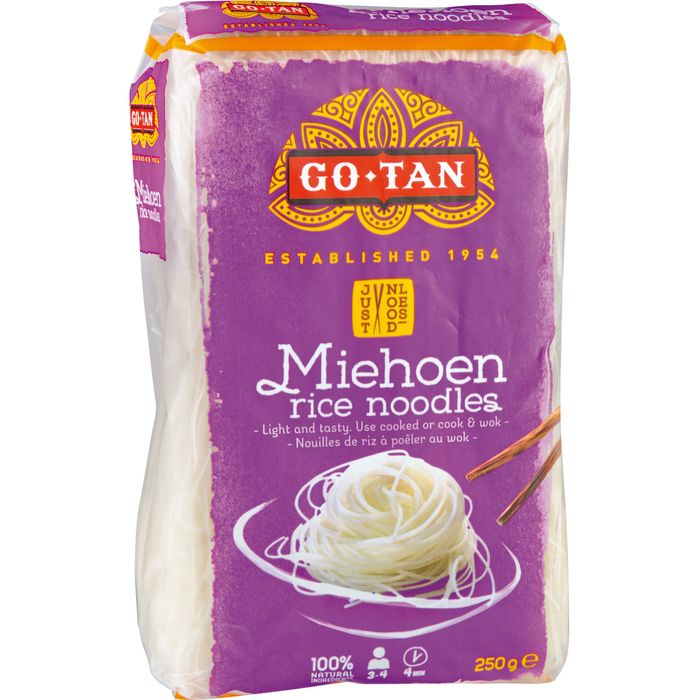 Fideos chinos arroz 250 g - Go Tan