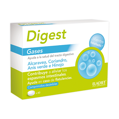 Digest Gases 60 comp - Eladiet