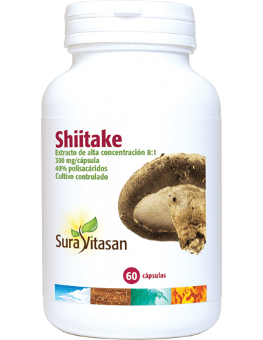 Shiitake 60 caps - Suravitasan