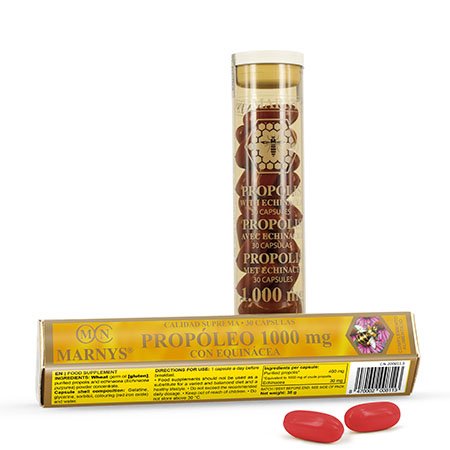 Propoleo con equinácea 1000 mg 30 caps - Marnys