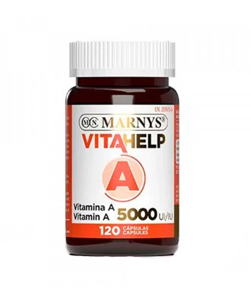 [3180620] Vitamina A 5000UI 120 perlas Vitahelp Marnys