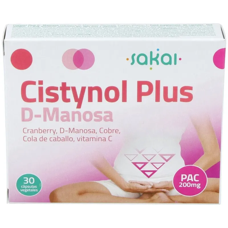 Cistynol plus D-manosa 30 caps - Sakai
