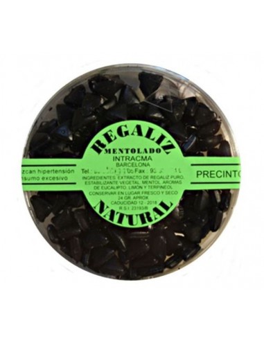 Regaliz pastillas mentolado - Intracma