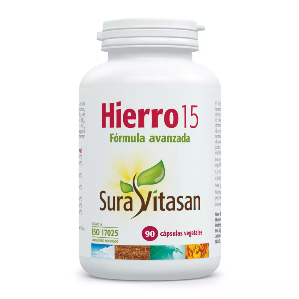 Hierro 15 90 caps - Suravitasan