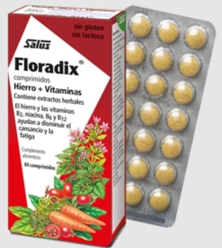 [3180670] Floradix Hierro Vitaminas 84 comp.