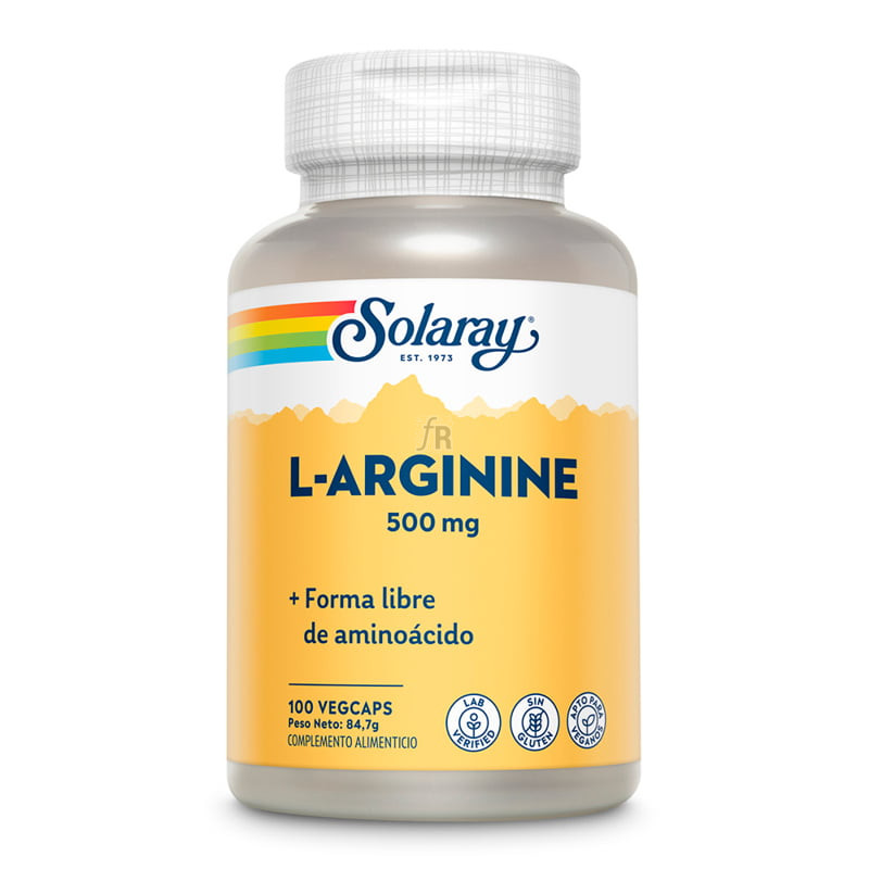 [3181001] L-Arginina 500mg 100cáps. Solaray