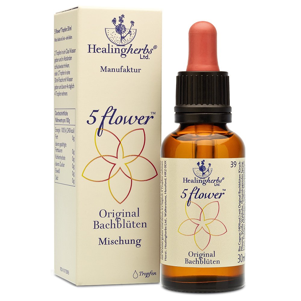 Flores Bach Rescue remedy (Remedio rescate) 30 ml - Healing Herbs