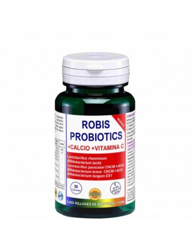 Probiotics + calcio + vit. C 30 caps - Robis