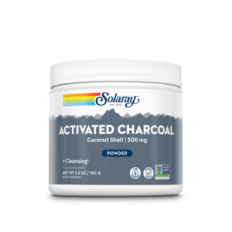 Carbón activo de coco 500 g - Solaray