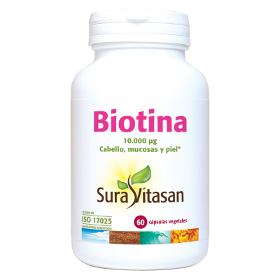 [3180995] Biotina 10000 mcg. 60 caps. Suravitasan