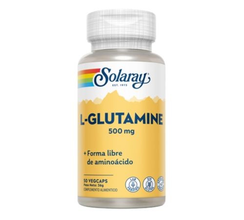 [3181062] L-Glutamina 500 mg 50 caps. Solaray