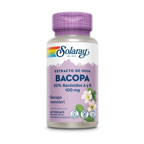 Bacopa 100 mg 60 caps. Solaray