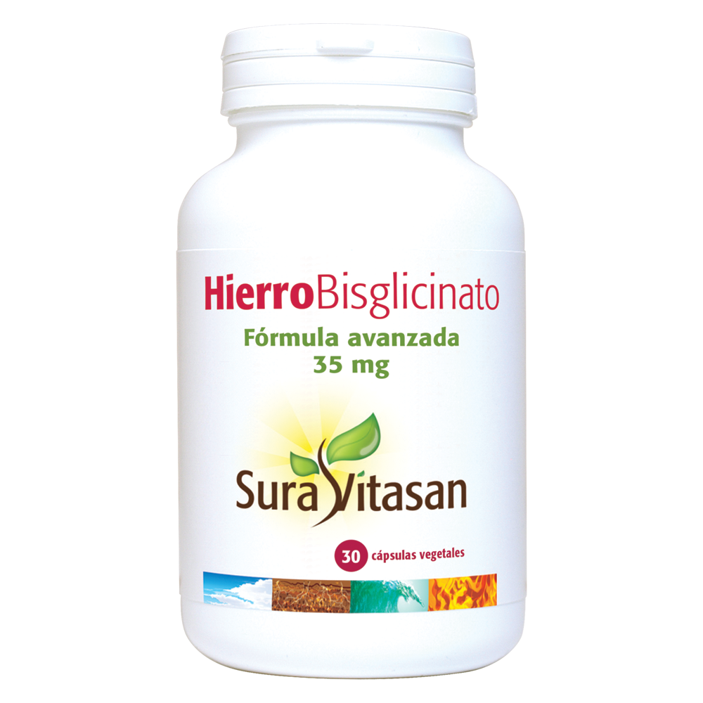 [3181147] Hierro blisglicinato 30 caps.  35 mg. Suravitasan