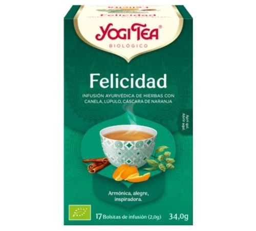 Infusión 17 bolsas Felicidad YogiTea