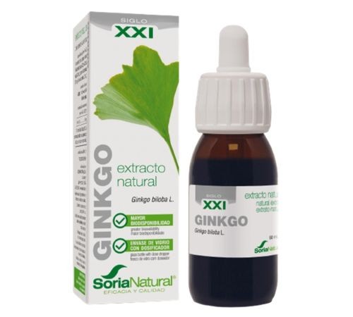 Ginkgo Biloba ext. Fluido 50 ml. Soria natural