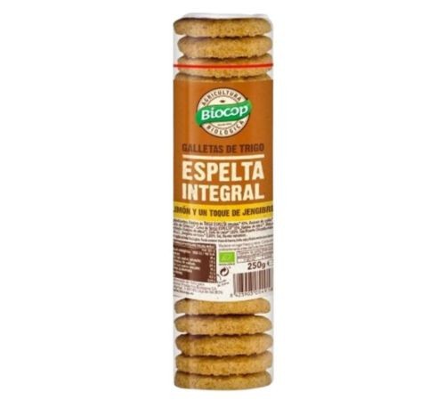 Galleta espelta jengibre limon Biocop