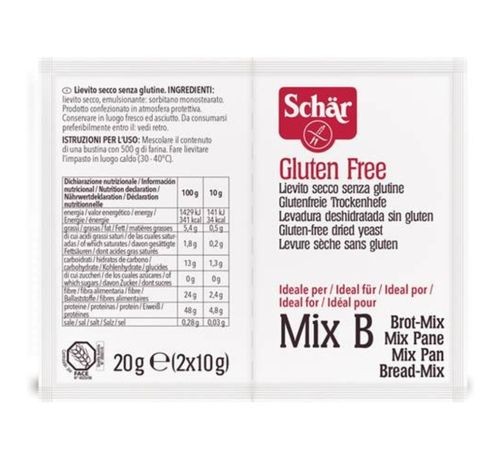 Levadura pan S/G  20 gr. 2x 10 gr. Schär