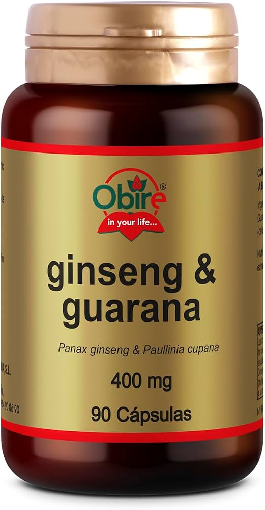 Ginseng & Guarana 400 mg 90 caps - Obire