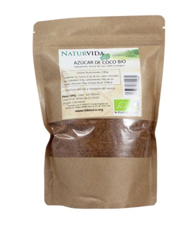 Azúcar Coco Bio 400 g - Naturvida
