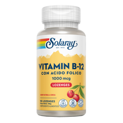 Vitamina B12 1000 mcg con Ácido fólico