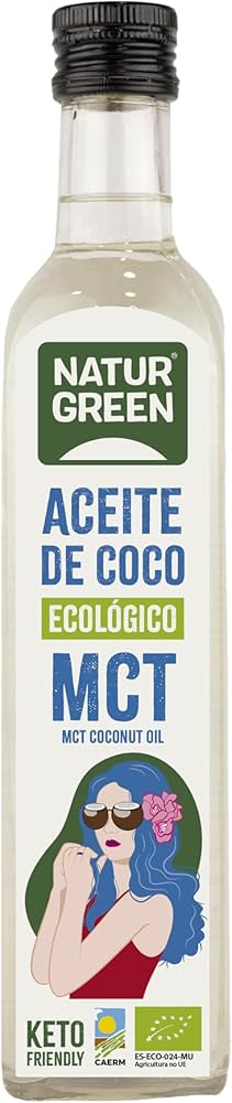 Aceite de coco MCT eco 500 ml. Natur Green