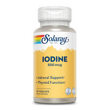 [3181447] Iodine 500mcg 30 caps Solaray
