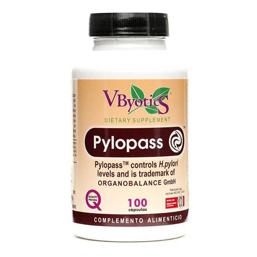 Pylopass 100 caps - Vbyotics