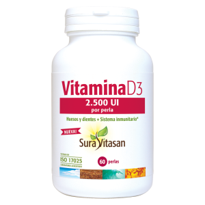 [3181470] Vitamina D3 2500 UI 62,5 mcg 60 perles SuraVitasan