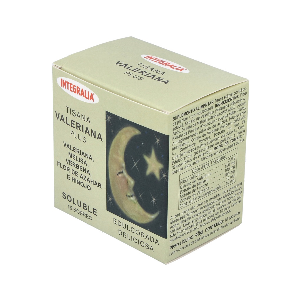 Tisana valeriana plus 15 sobres - Integralia