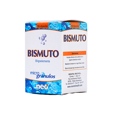 Bismuto microgránulos 50 caps.